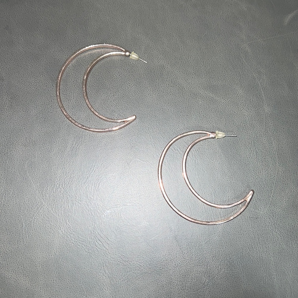 Crescent moon earrings